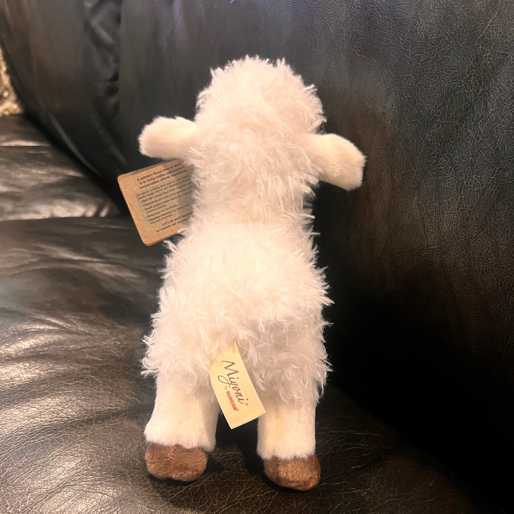 Aurora Baby Lamb Miyoni Stuffed Animal 7" - Picture 3 of 4